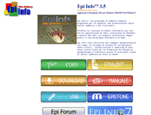 Tablet Screenshot of epiinfo.it